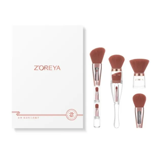 Set de 9 brochas de maquillaje Zoreya