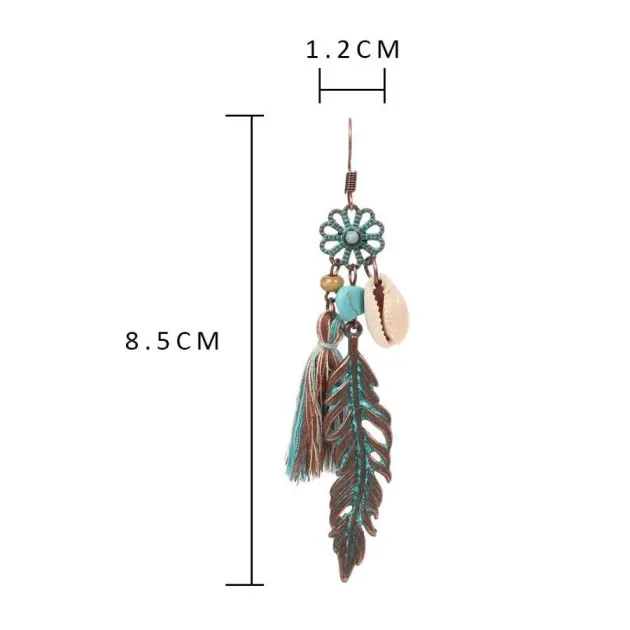Vintage Sioux oorbellen