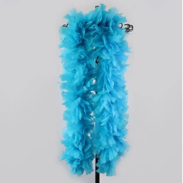 Turkije Feather Strip Sjaal Boa